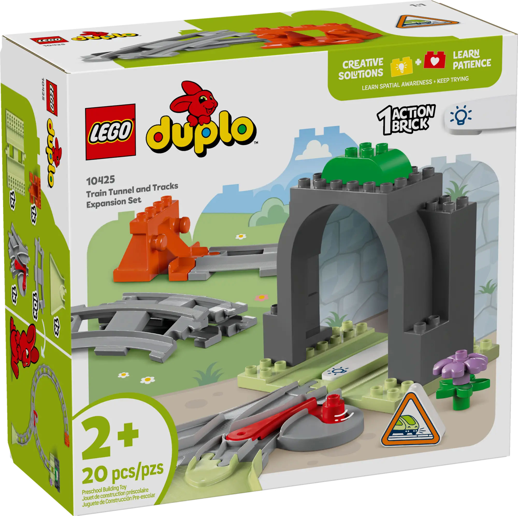 Nouveau LEGO Duplo 10425 Set d'extension : Les rails et le tunnel du train // Janvier 2025
