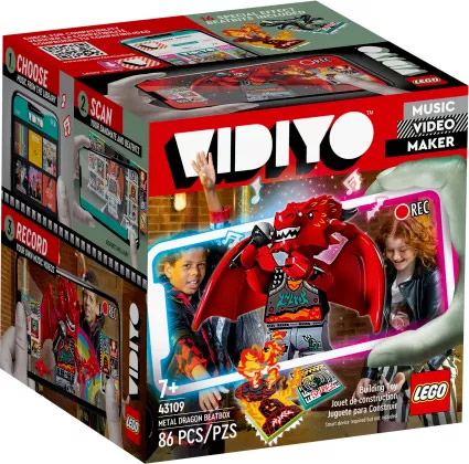 Nouveau LEGO VIDIYO 43109 Metal Dragon BeatBox // Juin 2021