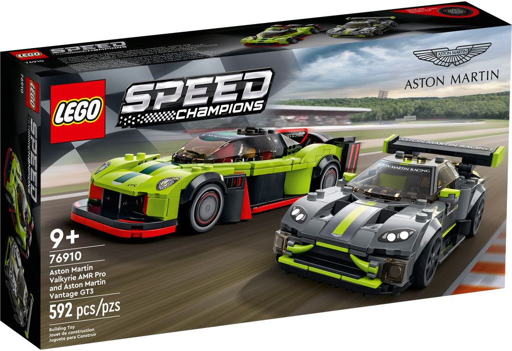 LEGO Speed Champions 76910 Aston Martin Valkyrie AMR Pro & Aston Martin Vantage GT3 - Prix LEGO : 39,99€