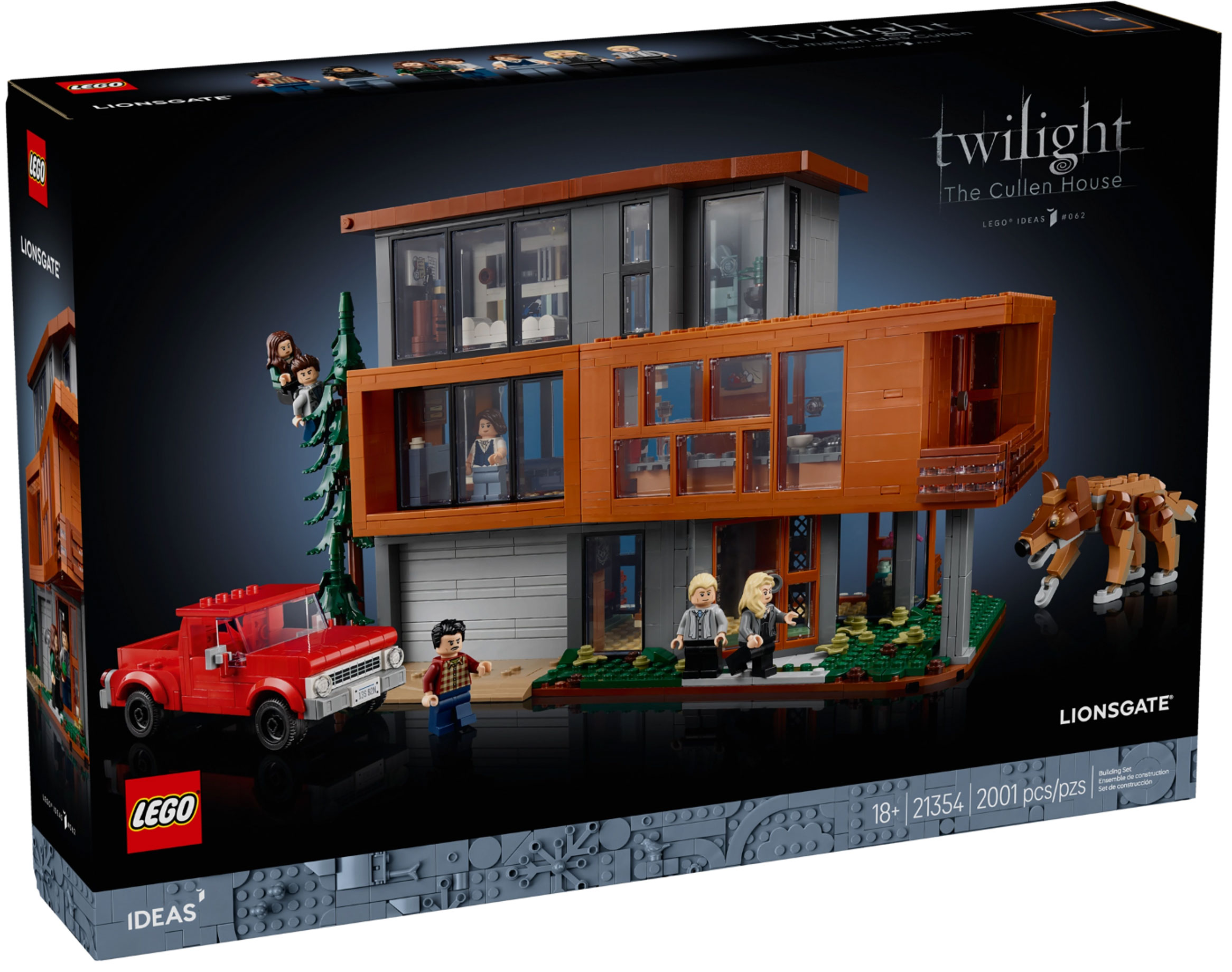 LEGO Ideas 21354 Twilight : la maison des Cullen - Prix LEGO : 219,99€ > 153,99€