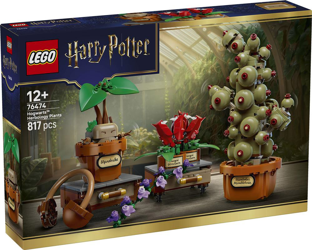 Nouveau LEGO Harry Potter 76474 Hogwarts Herbology Plants // Juin 2026