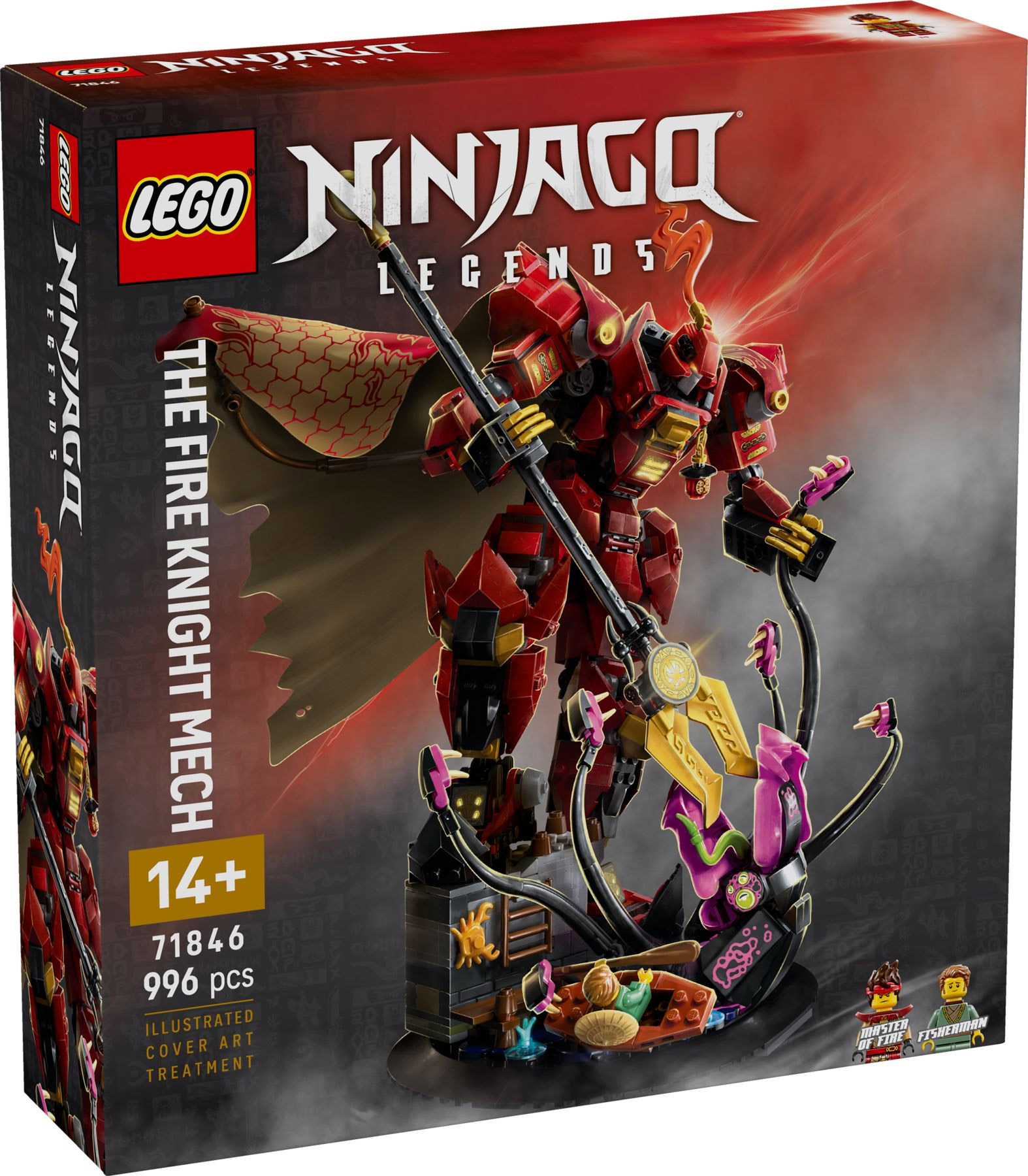 Nouveau LEGO Ninjago 71846 Le robot du chevalier de feu // Juin 2025