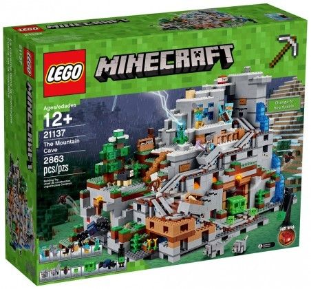 Nouveau LEGO Minecraft 21137 The Mountain Cave 2017