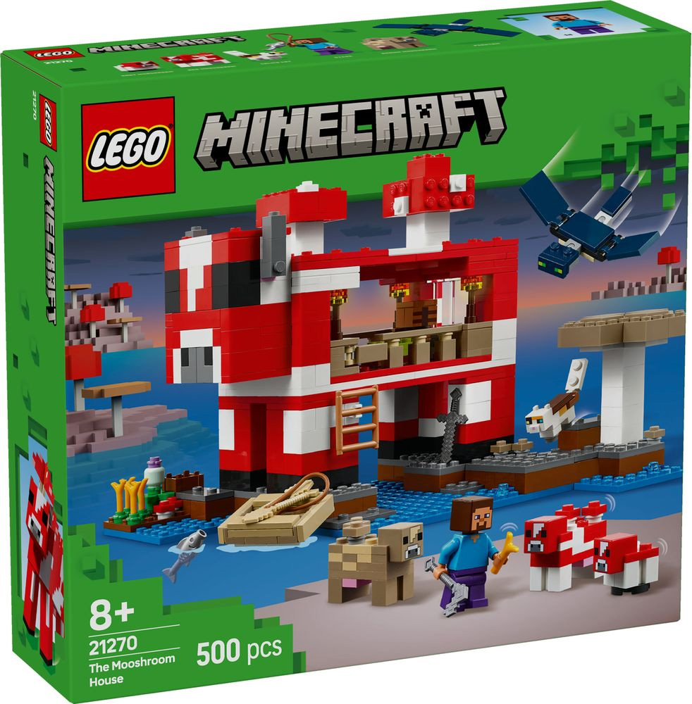 Nouveau LEGO Minecraft 21270 La maison des Champimeuhs // Janvier 2025