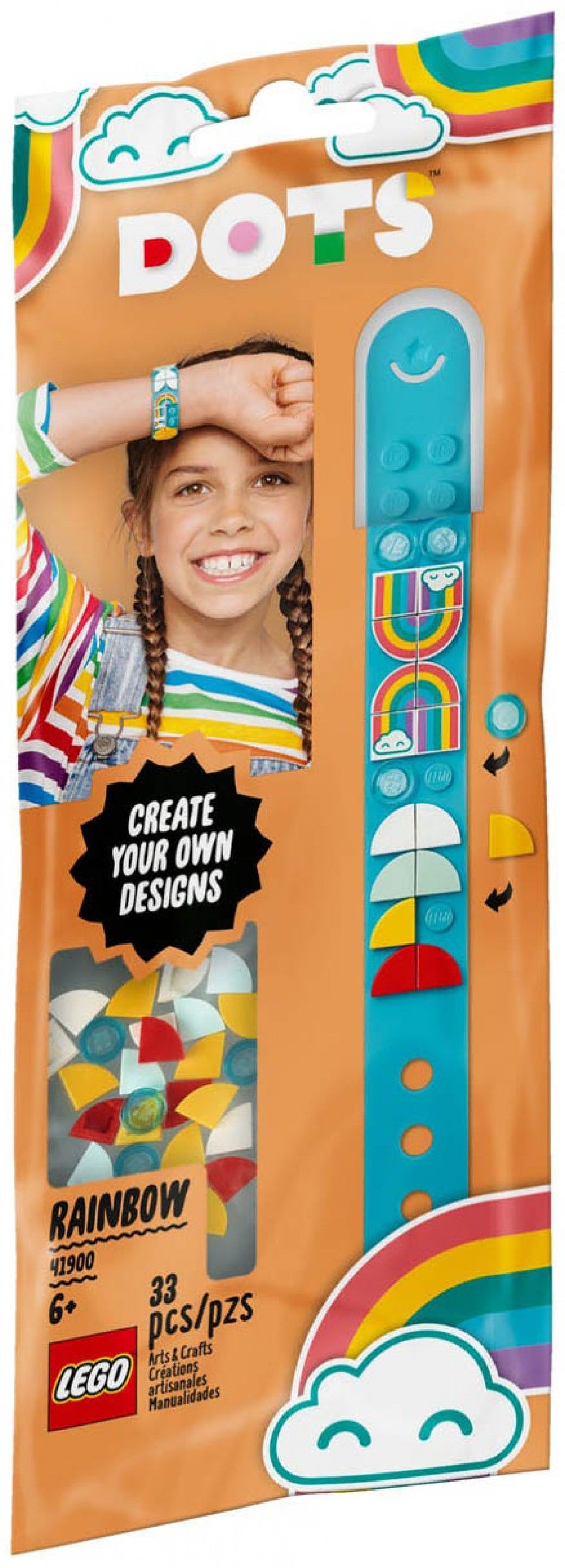 Nouveau LEGO Dots 41900 Le bracelet Arc-en-ciel // Mars 2020