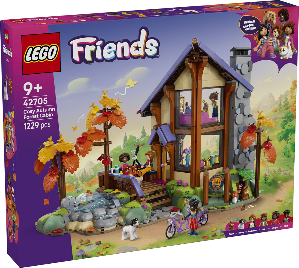 Nouveau LEGO Friends 42705 Cosy Autumn Forest Cabin // Juin 2026