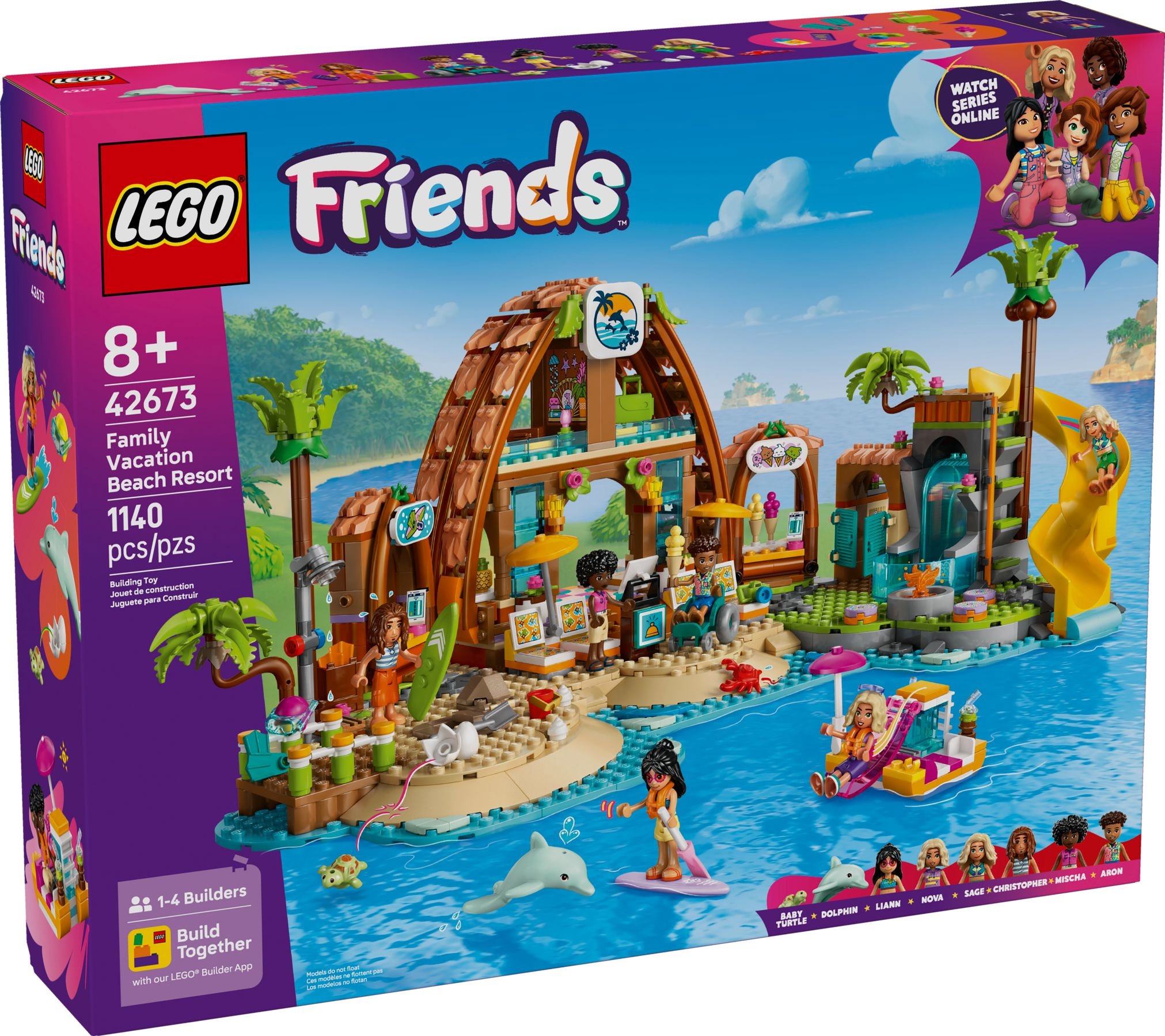 Nouveau LEGO Friends 42673 Vacances à l’hôtel de la plage // Juin 2025