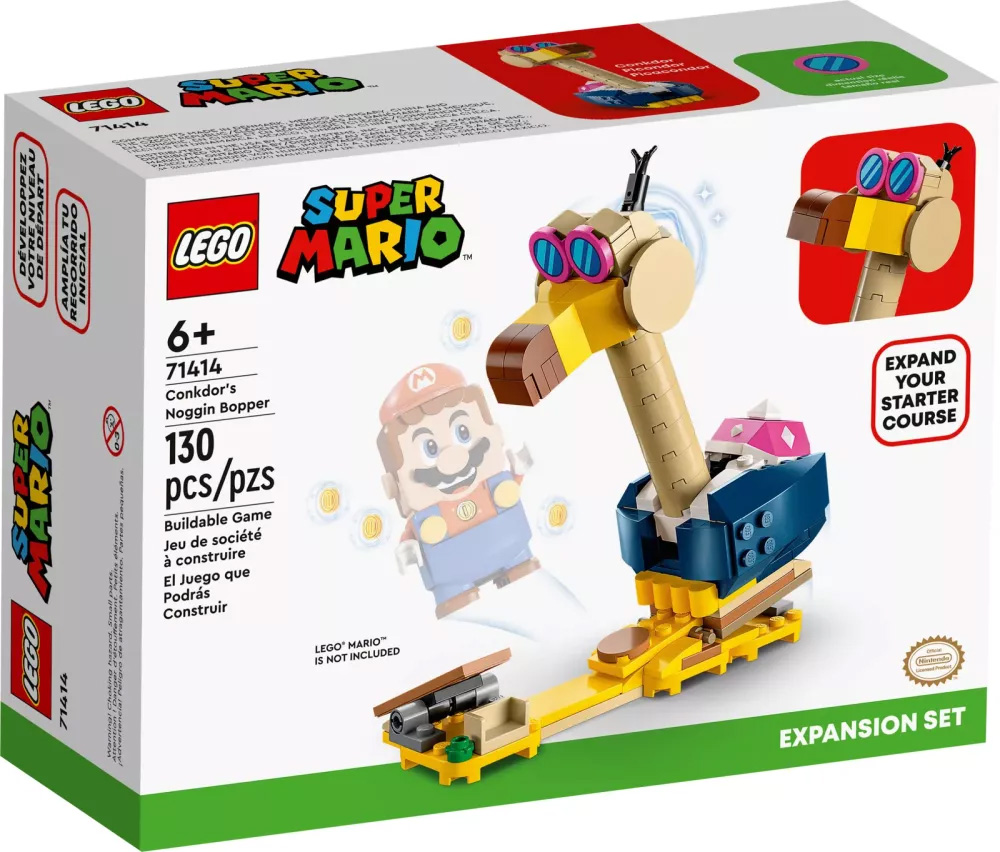 Nouveau LEGO Super Mario 71414 Conkdor's Noggin Bopper // Janvier 2023
