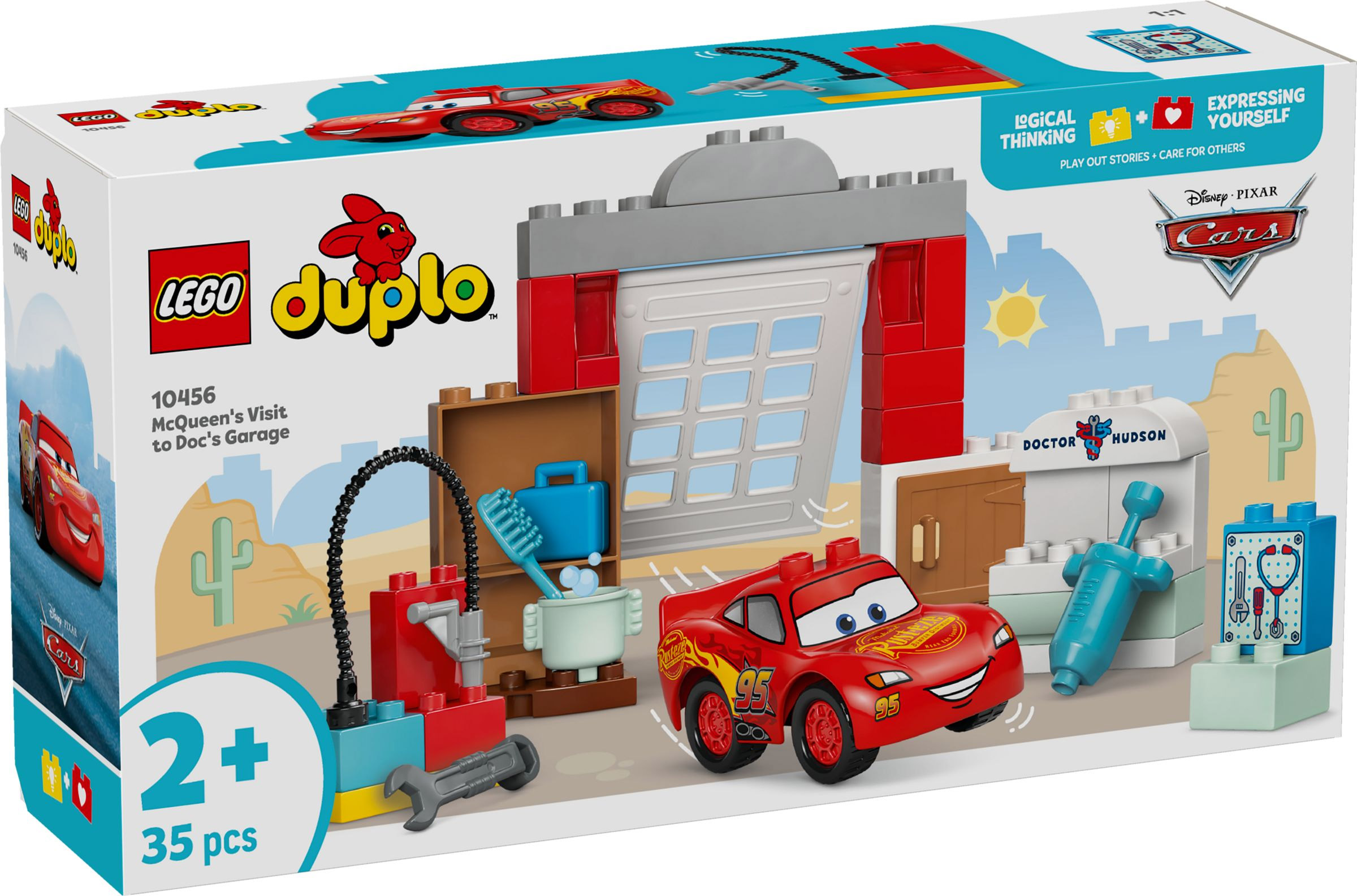 Nouveau LEGO Duplo 10456 La visite de McQueen au garage de Doc // Juin 2025