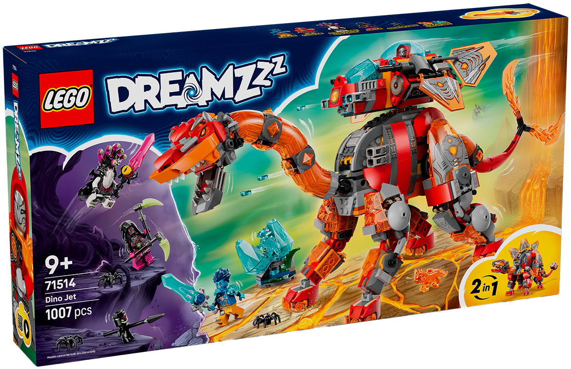Nouveau LEGO DreamZzz 71514 Le vaisseau-dino // Janvier 2026