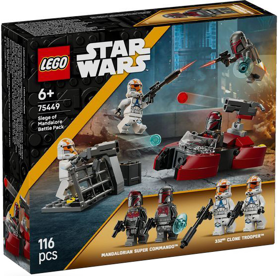 Nouveau LEGO Star Wars 75449 Pack de combat Le Siège de Mandalore // Janvier 2026