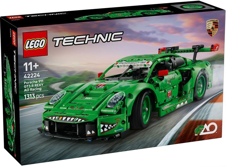 Nouveau LEGO Technic 42224 Porsche 911 GT3 R REXY AO Racing // Janvier 2026
